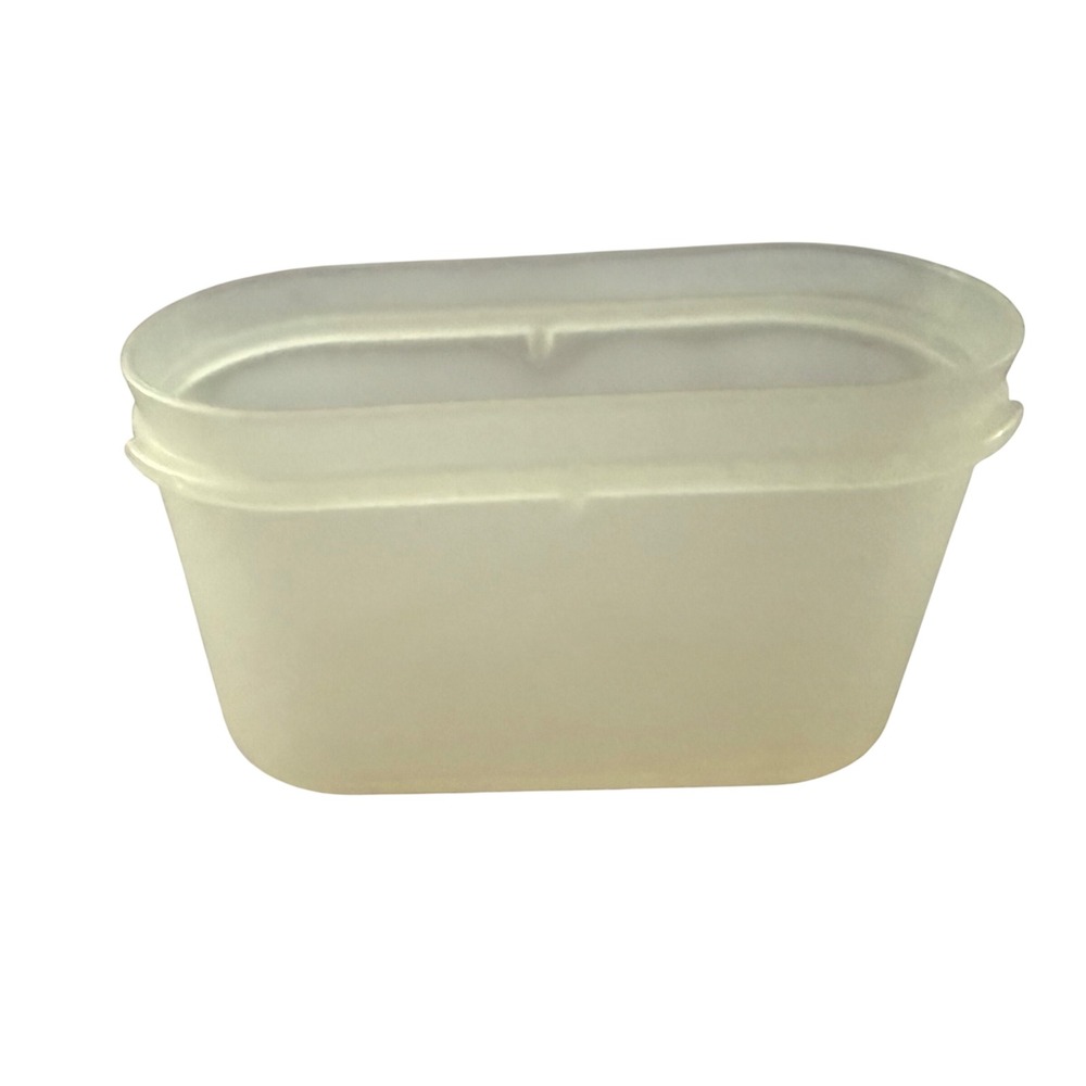 Vintage Tupperware Modular Mates Oval 1 Replacement Base Sheer Frosted 1643-28